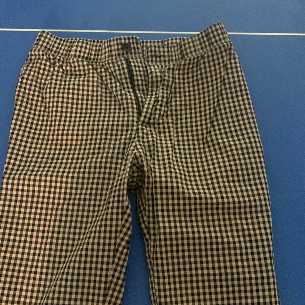 Tillys white farm little girls plaid pants xl